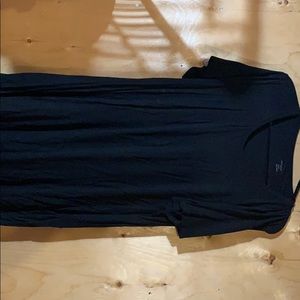 Black T-shirt dress